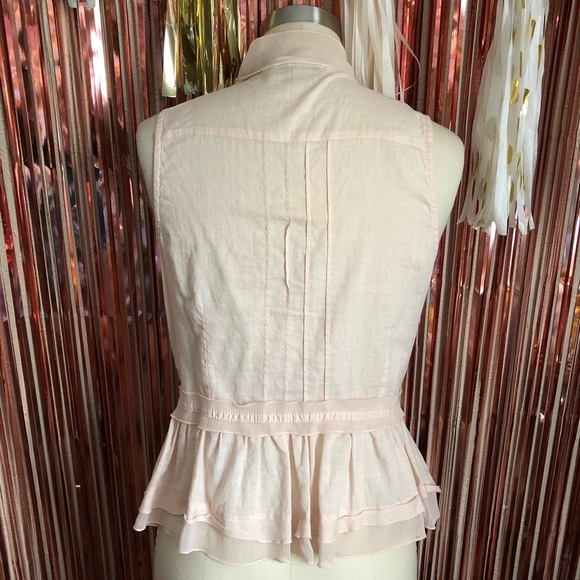 Pink Frilly Tie Vest - Picture 5 of 7